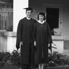 John and Addie Oxy Grauation 1940