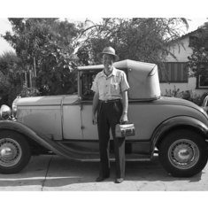 John with his Model A 1941