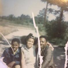 Brother: Walter L Lewis(RIP),Me and Daddy(RIP). Summer Trip down south to Emporia Va.. One of the Highlights of my Childhood!!!!