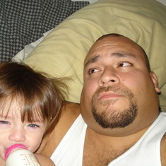 Azlynn and her daddy