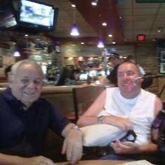 Dad took John out every weekend for lunch. He was well known in Applebees for his smiles & flirting ❤️