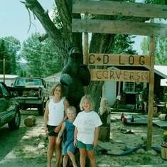 Me with my sisters Ally & Lauren in Idaho
