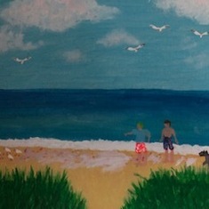 Jon Beach Painting Watercolor