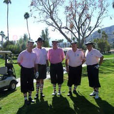 Rally for the Cure.....2009.  Scott, JIm, Allan, Ron and Jon.