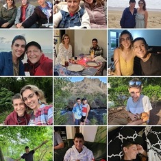 Collage of photos of Jon by Rachel Edelman 