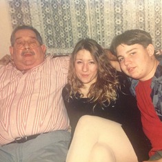 Grandpa, Kristy, and Jonny