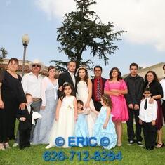 JC AND HIS FAMILY @ PAOLA AND ARTURO'S WEDDING !