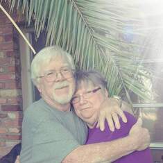 Daddy and the love of his life our mother Kathy Clements