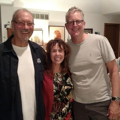 With Mary Haaf Wedemeyer and Jeff Emrich, good friends who came through community theatre.