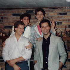 The four sibs. 1986