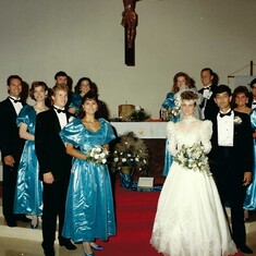 Sister Kathy's wedding.