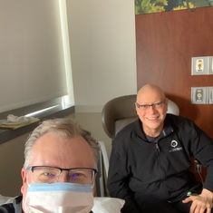 Brother Joe was Jonathon's stem cell donor for his allogenic transplant in Milwaukee in April, 2019.