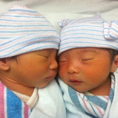 Twin grandkids - 2012!