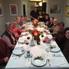 Thanksgiving 2018 - Couldn't find a photo without him holding a carving knife and looking down.