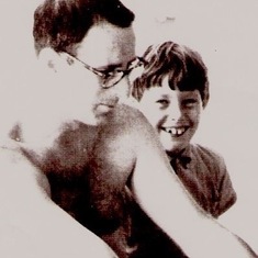 Jon with his dad, Gene