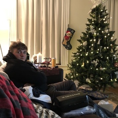 Visiting Troy NY to spend Christmas with his big sister, 2019
