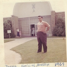 Dad UofH 1964