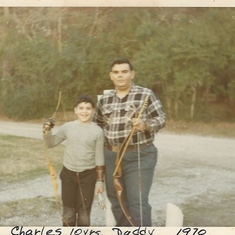 Charles and Dad 1970