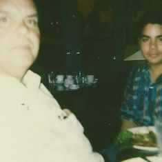 -Daddy and Leo La Griglea 1993 Dad's bday