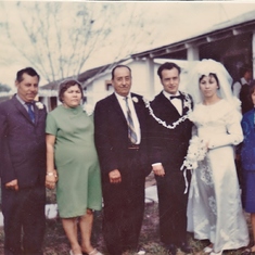 Wedding of Mr. and Mrs. Reyes - December 13, 1969