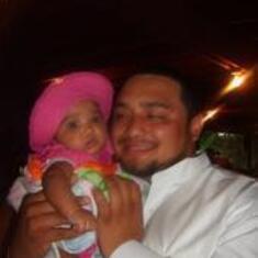 Jose and his baby girl 'Uniq