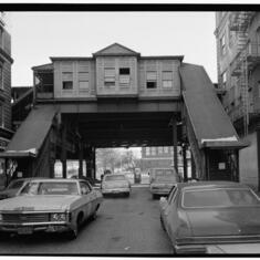 183rd Street station third Avenue el just before demolition in 1973.jpg