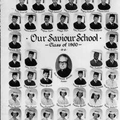 Our Saviours 8th grade graduation 1960