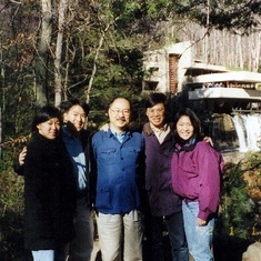 Our first Thanksgiving after Mom passed (Falling Water, 1999)