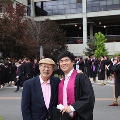 Lawson's college graduation (2022, Virginia Tech)