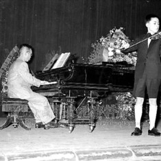 According to Dad's friends, he used to perform on the radio and tv. This photo is on file at the National Cultural Archive in Taipei.