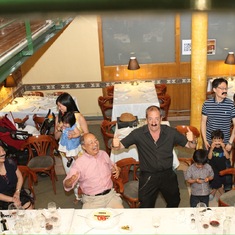 Baba's surprise 80th in Barcelona at Gordo Restaurant