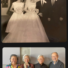 Irene and Hung Chow were married in 1963 in Berkeley during their grad school years. 60 years later, the friends reunited, back in Berkeley!