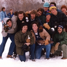 Joe Hollywood and the boys at Winter Carnival Williams College 