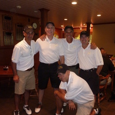 CYC Alumni Golf 2011 - Joe made the shirts and hats!