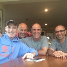 Great friends hanging with the good doctor...