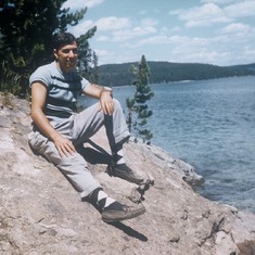 Joe Ross at Tahoe circa 1955