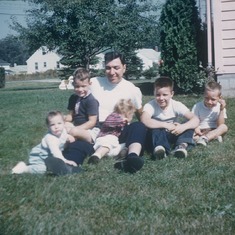 Dad with First 5 Kids