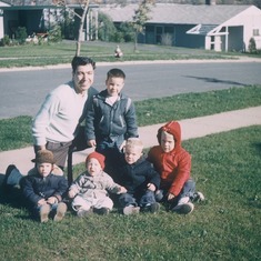 Dad & Ross boys & cousins Leigh & David Kitchin