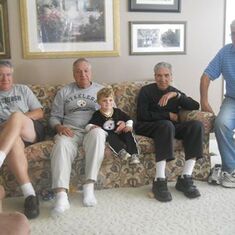 Dad and his brothers and a nephew in PA