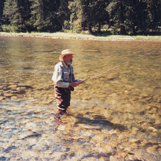 St Joe River, N. Idaho in pursuit of cutthroat trout