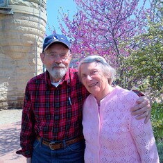 Sylvia and Joe at the Boise Botanical Garden