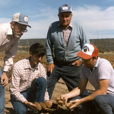 Joe, myself, Bob Johansen, Shell Perrigan at Powell Butte 1979. I cherish the times spent with Joe.
