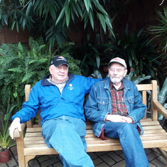 Joe and Ed at arboretum 