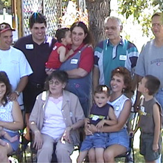 Screen grab from 2001 reunion video. 