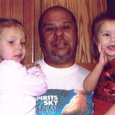 Joe with his great-nieces
