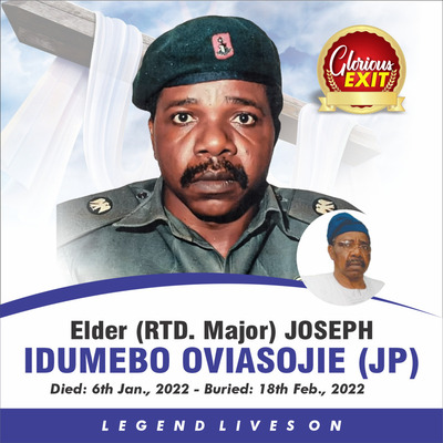 Elder (Rtd.) Major Joseph Oviasojie
