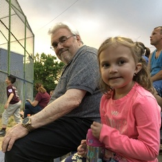 Joe and Granddaughter Kaylee