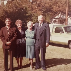 1981, Joffre St , Memphis. Joe with Mother Edna Jerkins, siblings Charlie, Betty