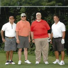Jacoob, Phil, Joe and Vic at a golf outing at Heidelberg CC in 2016