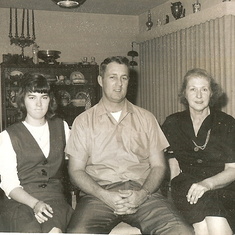 1961 sister Debbi Dad his mom Louis